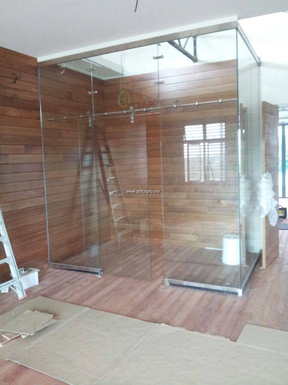 12mm Tempered Clear Glass Sliding Door l Glass Door [INPRO Glass