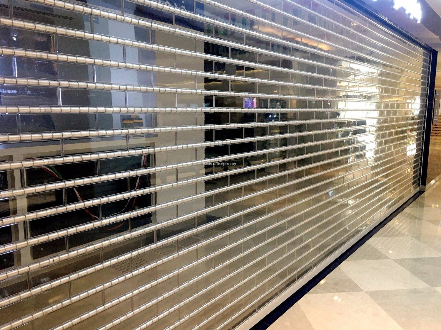 Polycarbonate Transparent Roller Shutter l OfficePro