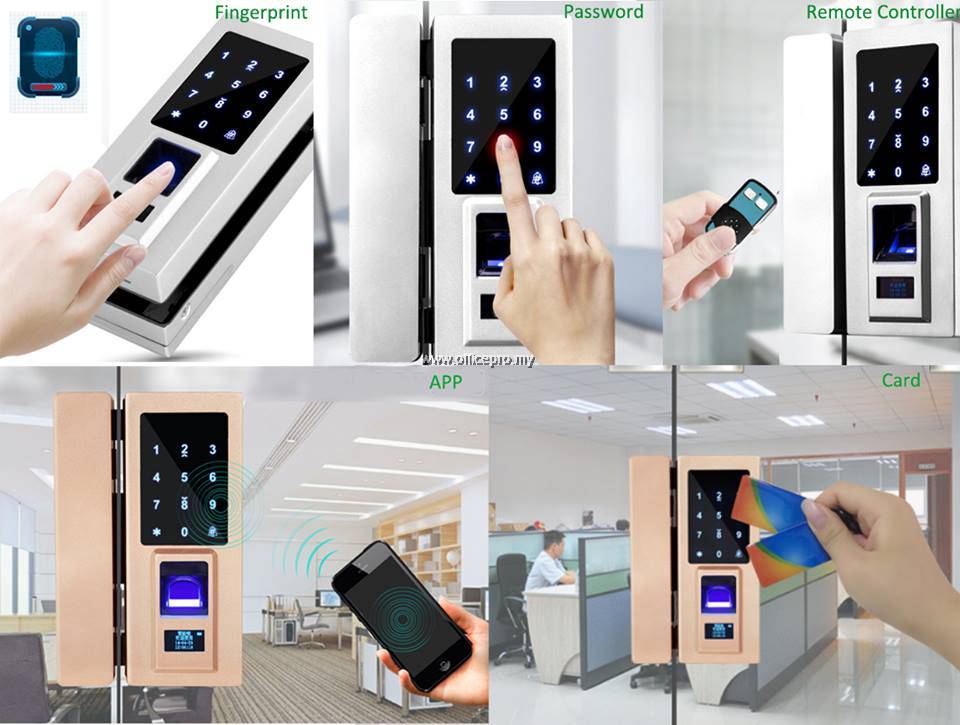 DIGITAL DOOR LOCK IPGDA GLASS DOOR ACCESS