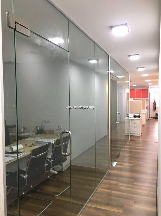 12mm Tempered Glass Partition l Glass Supplier Malaysia [INPRO Glass