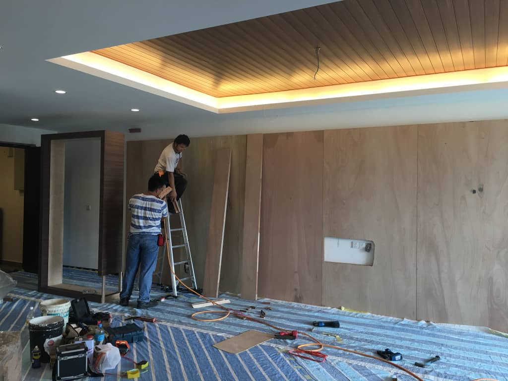 Backing Wall Panel Office Renovation OfficePro