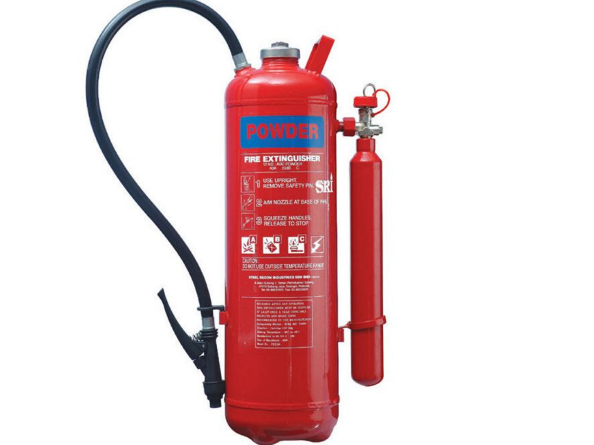 IPFS7Powder Type Fire Extinguisher With External Gas Cartridge