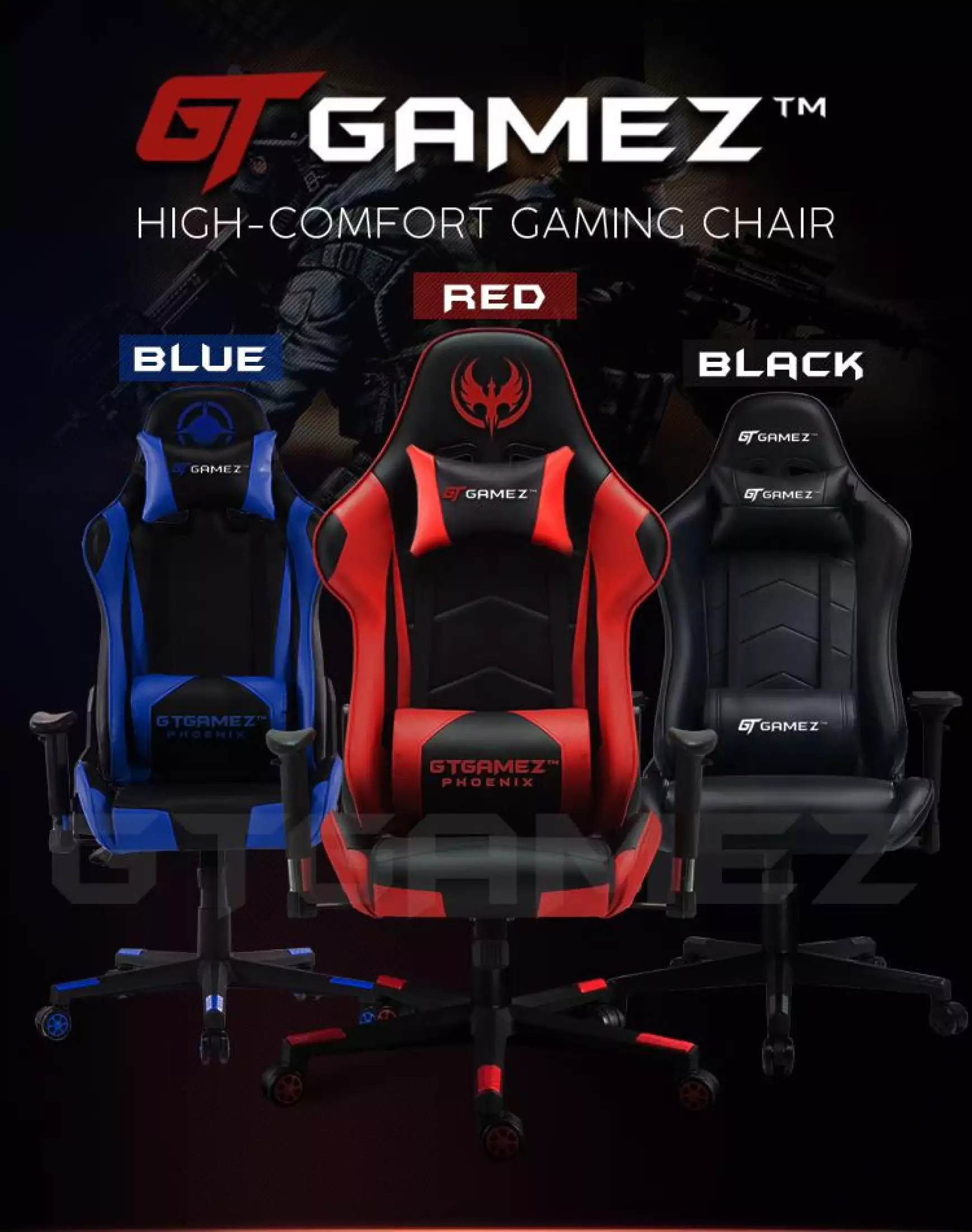 Best Gtgamez Gaming Chair I Top Gaming Chair Supplier Malaysia