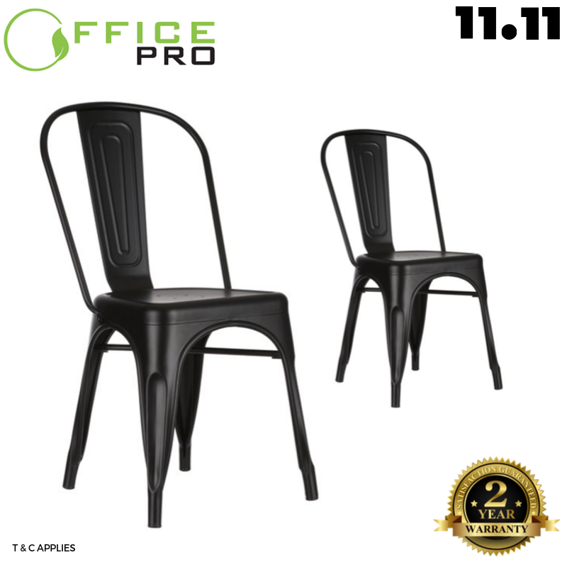 11.11 Sales l IPDC02 Tolix Metal Chair ( X2 Unit/Set) l OfficePro